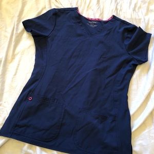 heartsoul Navy Blue Scrubs (top)